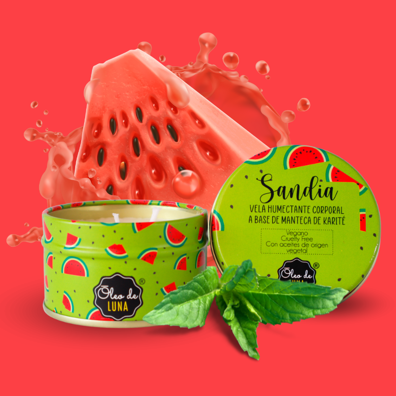 Vela Humectante Oleo de Luna Sandía Vela Humectante Oleo de Luna Sandía Calma Al Alma Shop